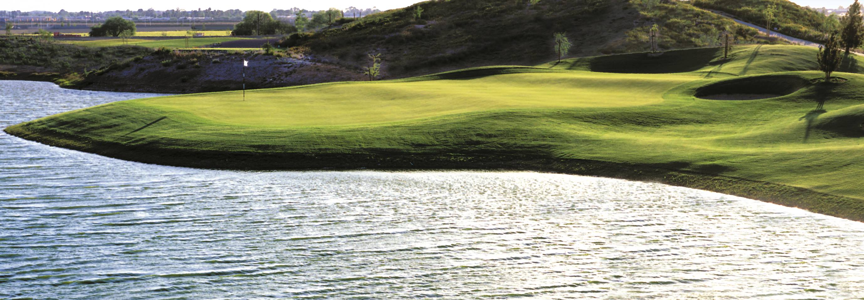 Pond at golf course